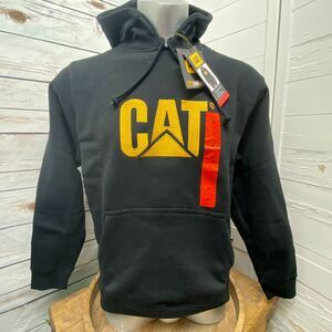 CAT Caterpillar Heavy Machinery Equipment Logo Hoodie Sweatshirt Pullover MEDIUM